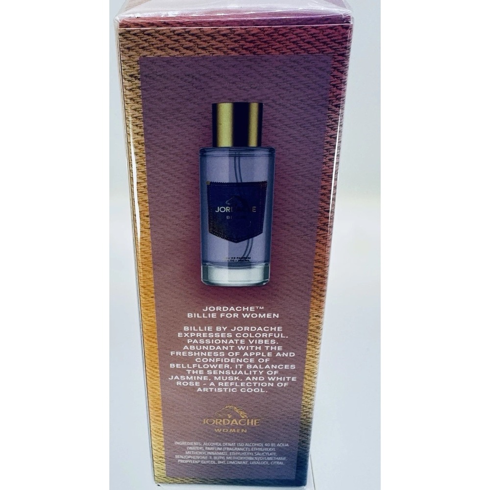 Billie by Jordache Perfume Spray for Women Eau de Parfum 3.4 Oz 100 Ml New Seal - Picture 3 of 5
